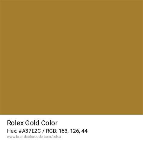 rolex gold hex code|rolex identification.